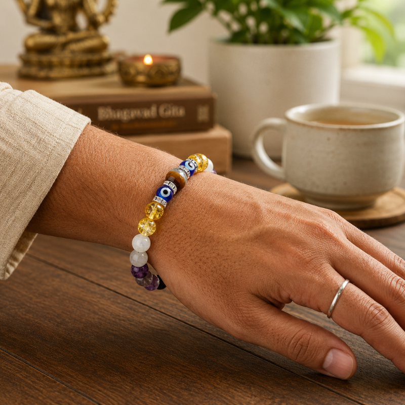 Meen (Pisces) Rashi Crystal Bracelet - Image 7