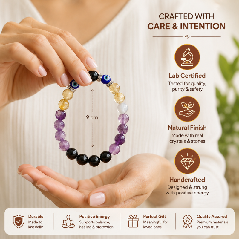 Meen (Pisces) Rashi Crystal Bracelet - Image 8